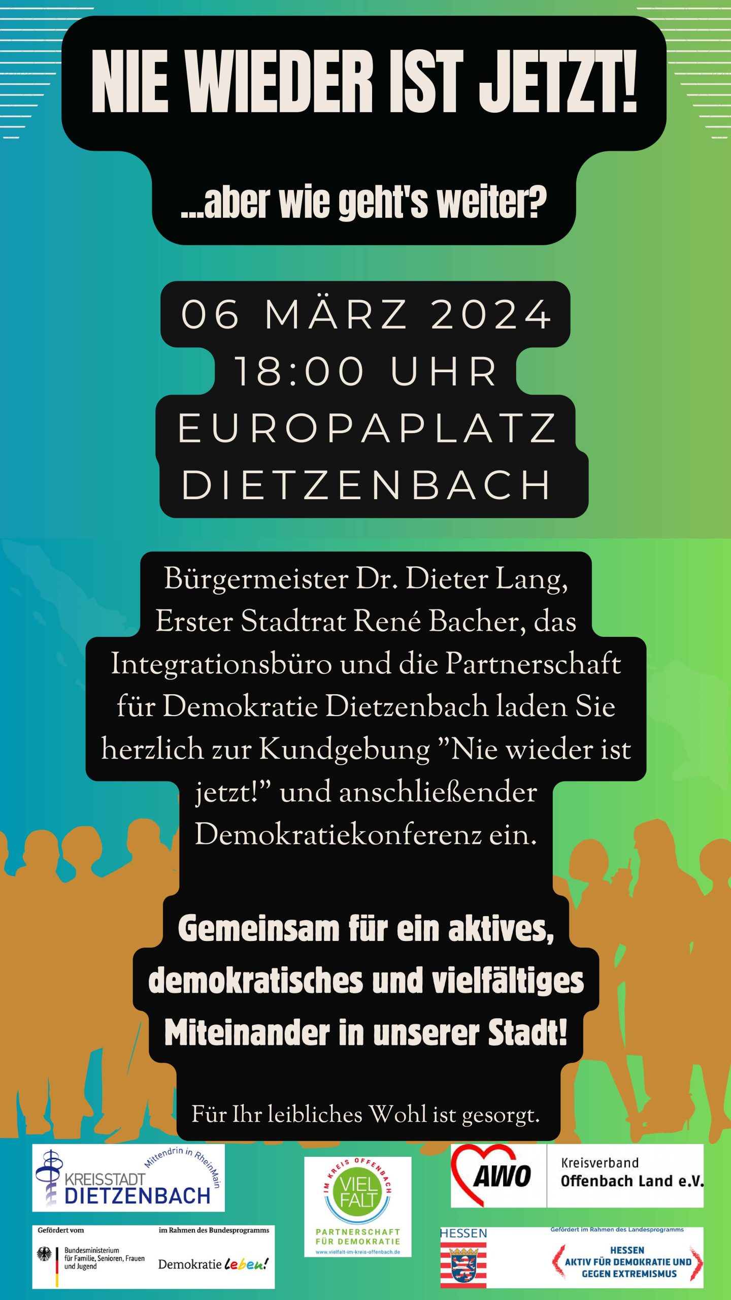 Einladung zur Demokratie-Konferenz @ Europaplatz Dietzenbach | Dietzenbach | Hessen | Deutschland