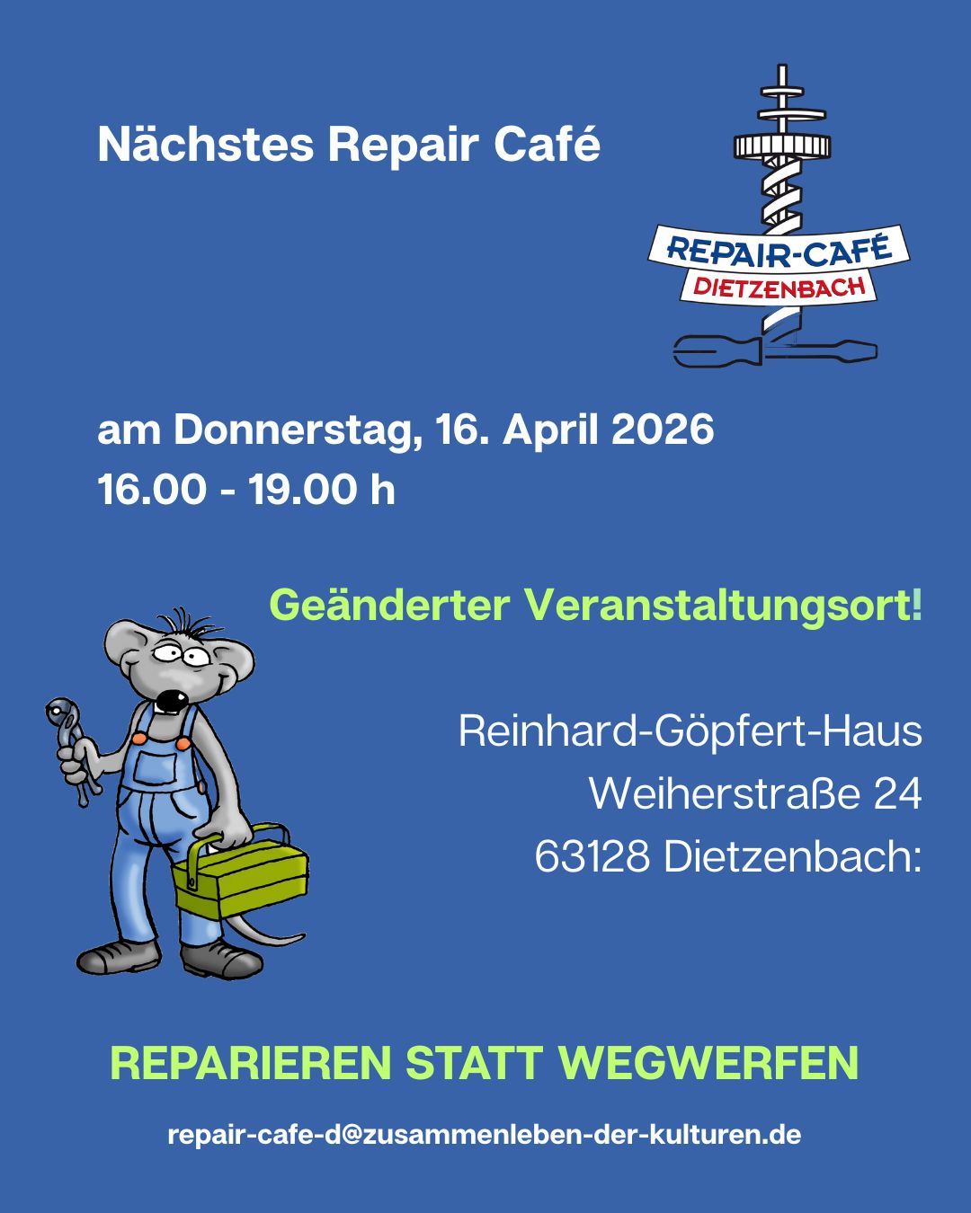Repair-Café @ Reinhard-Göpfert-Haus | Dietzenbach | Hessen | Deutschland